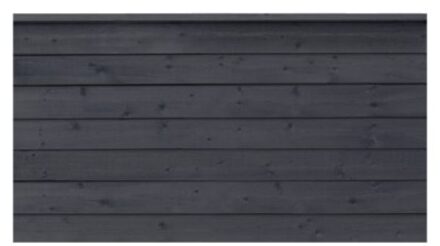 Zwart Houten Stapelrabat Schutting Klink 174 x 91 CM Black