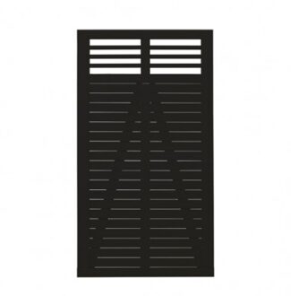 Zwart Houten Tuindeur Decora 100 x 180 CM Black