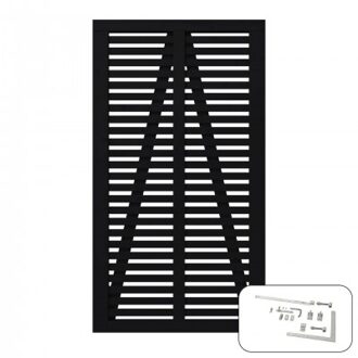 Zwart Houten Tuindeur Harmoni 100 x 180 CM Black