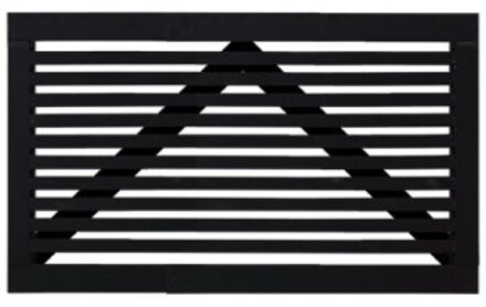 Zwart Houten Tuinpoort Tokyo 150 x 90 CM Black