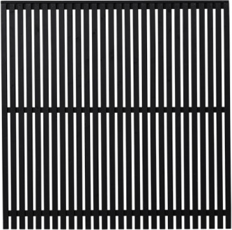 Zwart Houten Tuinscherm Sendai 180 x 180 CM Black