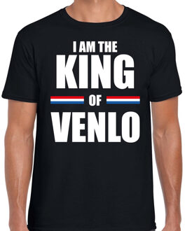 Zwart I am the King of Venlo t-shirt - Koningsdag shirt voor heren XL