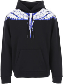 Zwart Icon Wings Regular Sweater Marcelo Burlon , Multicolor , Heren - L