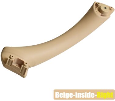 Zwart Inner Deurklink Voor Bmw Sedan E90 335i Accessoires Brand Styling Beige-inside-rechtsaf