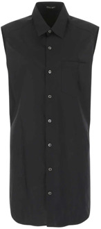Zwart katoenen amelie -shirt Ann Demeulemeester , Black , Dames - S