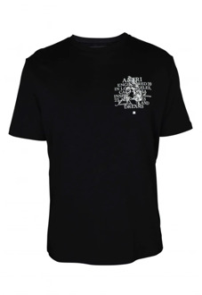 Zwart Katoenen Eenhoorn T-Shirt Amiri , Black , Heren - Xl,L,M,3Xl
