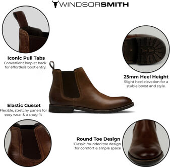 Zwart Leren Chelsea Enkellaarzen - Sergio Bruin - EU 39/ UK 6