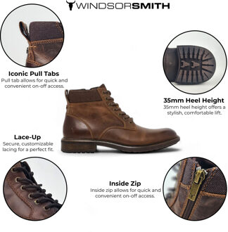 Zwart Leren Chelsea Enkellaarzen - Sergio Bruin - EU 43 / UK 9