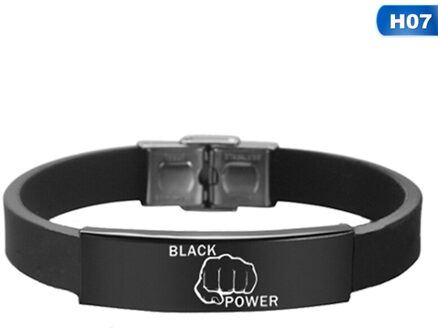 Zwart Leven Kwestie Amerikaanse Protest Ik Kan Niet Ademen Armband Vuist Silicagel Armbanden Siliconen Armbanden Mannen Vrouwen Sieraden BL5867H07