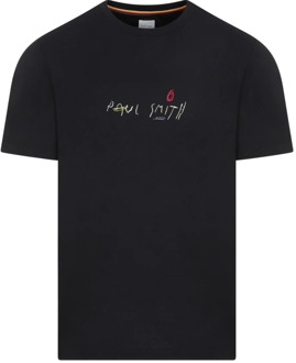 Zwart Logo T-shirt PS By Paul Smith , Black , Heren - L,M,S