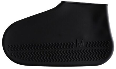 Zwart M Laarzen Waterdichte Schoen Cover Siliconen Materiaal Unisex Schoenen Beschermers Regen Laarzen Voor Indoor Outdoor Regenachtige Dagen Herbruikbare