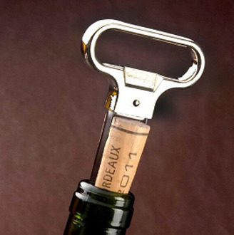 Zwart Mentale Wijn Flesopener Plastic Handvat Druk Kurkentrekker Rode Wijn Opener Bar Keuken Accessoire Gereedschappen