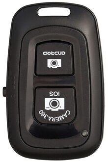 Zwart Mini Draadloze Afstandsbediening Bluetooth Selfie Camera Shutter Voor Mobiele Telefoon