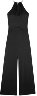 Zwart Mouwloos Jumpsuit met Open Rug Ba&Sh , Black , Dames - S