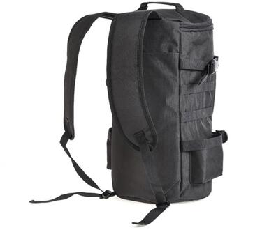 Zwart Multi-layer Vissen Tas Draagbare Nylon Polyester Hengel Bag Case Visgerei Gereedschappen Opbergtas Outdoor Apparatuur