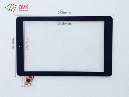 Zwart P/N FPC-080017A / FPC-101050A Capacitieve Touch Screen Panel Reparatie Vervanging Onderdelen