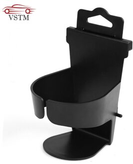 Zwart Plastic Auto Vrachtwagen Drink Water Cup Fles Kan Houder Deur Mount Stand