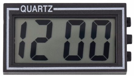 Zwart Plastic Kleine Size Digitale LCD Tafel Auto Dashboard Bureau Datum Tijd Kalender Kleine Klok Met Kalender Functie