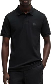 Zwart poloshirt korte mouw Hugo Boss , Black , Heren - 3XL