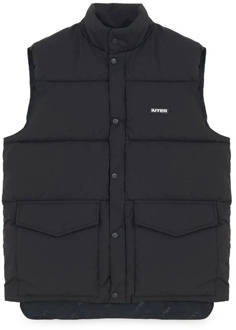 Zwart Polyester Puff Vest 2024 Iuter , Black , Heren - Xl,L,M,S