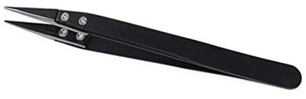 Zwart Roestvrij Staal Professionele Precisie Pincet Set Voor Industriële Elektronica Sieraden Maken Laboratorium Werk Hobby