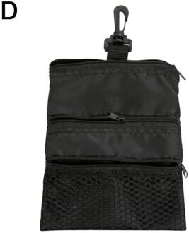 Zwart/Rood/Blauw Draagbare Golfbal Tassen Houder Rits Mesh Pouch Opslag Voor Outdoor Training Golf Accessoires supply
