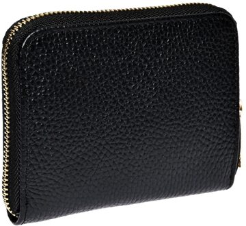 Zwart Rundleer Tas - One Size