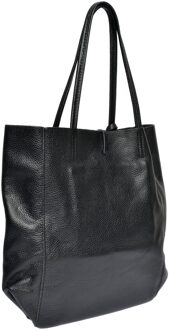 Zwart Rundleer Tas