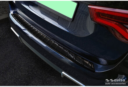 Zwart RVS Achterbumperprotector passend voor BMW iX3 (G08)... Zwart
