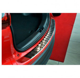 Zwart RVS Achterbumperprotector passend voor BMW X1 E84... Zwart