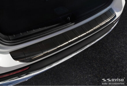 Zwart RVS Achterbumperprotector passend voor Mercedes GLB... Zwart