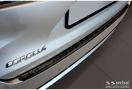 Zwart RVS Achterbumperprotector passend voor Toyota Corolla... Zwart