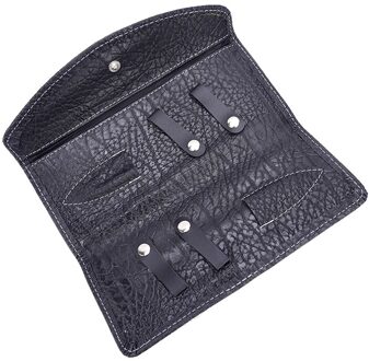 Zwart Salon Haar Schaar Zak Grote Opslagruimte Haar Kam Shear Pouch Holder Case