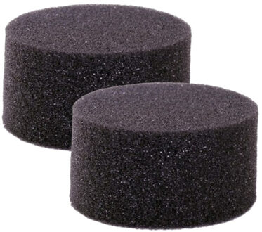 Zwart schmink / make up sponsje - 2x - rond - zacht - grimeren