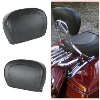 Zwart Sissy Bar Rugleuning Pad Voor Harley Touring Road King Street Electra Glide Flh Flhx Flht 1997