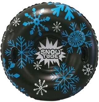 Zwart Sneeuwvlok Patroon Ski Ring Dikke Slijtvaste Koudebestendig Ski Ring Winter Buitensporten Speelgoed