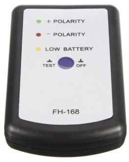 Zwart Speaker Polariteit Tester Ph Fase Meter/Phasemeter Voor Auto
