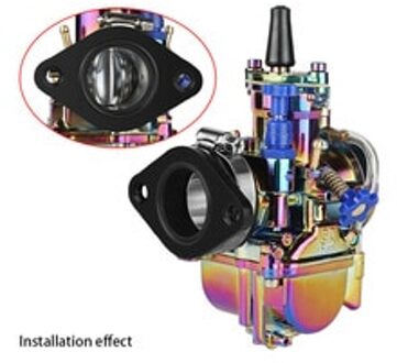 Zwart Spruitstuk Boot Boot Carburateur Voor Pwk Inlaatspruitstuk 28Mm Brand