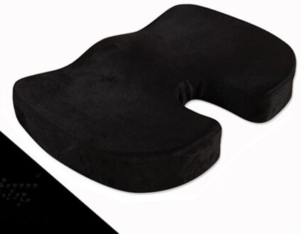 Zwart Stuitbeen Orthopedische Zitkussen Lendensteun Comfort Foam Kantoor Kussen 5 wijn rood