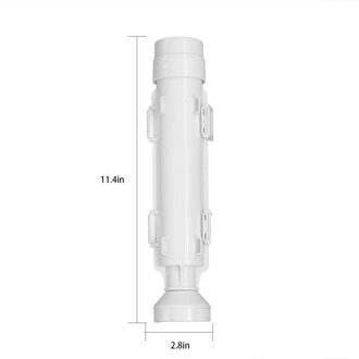 Zwart Sushi Maker Mold Rice Roller Groente Vlees Rolling Tool Sushi Bazooka Diy Sushi Making Machine Keuken Sushi Tool wit