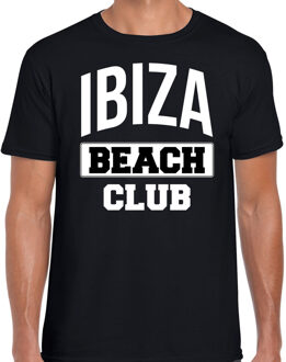 Zwart t-shirt Ibiza beach club voor heren L
