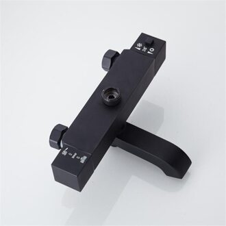 Zwart Thermostatische douchekraan Badkamer Bad Douche Kraan Water Regelklep Muur Gemonteerde Thermostatische Mengkraan Kraan stijl 3