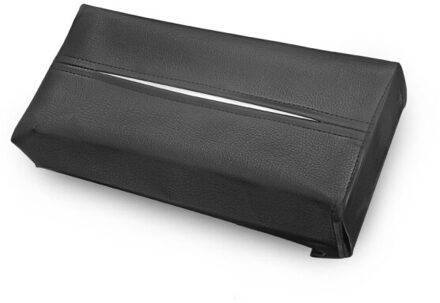 Zwart Tissue Dozen Met Wegwerp Weefsels Servetten Houder Auto Interieur Accessoires Tissue Bag Organizer Auto Decoratie Opslag