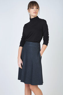 Zwart trui met polokraag en lange mouwen - EU 46 / UK 18