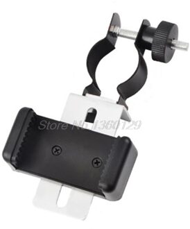 Zwart Universele Mobiele Telefoon Adapter Clip Beugel Houder Microscoop Telescoop Accessoires Dec12