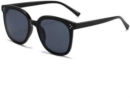 Zwart Vierkant Oversized Zonnebril Vrouwen Big Frame Kleurrijke Zonnebril Vrouwelijke Spiegel Unisex Gradiënt Hip Hop Shades Met Zak 1