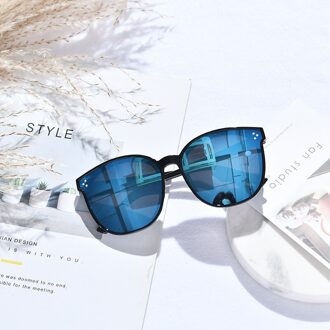 Zwart Vierkant Oversized Zonnebril Vrouwen Big Frame Kleurrijke Zonnebril Vrouwelijke Spiegel Unisex Gradiënt Hip Hop Shades Met Zak 4