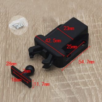 Zwart Wit Dubbele Bal Roller Vangsten Deurstopper Kast Kast Katrol Groove Lente Touch Latch Meubels Hardware