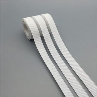 Zwart Wit Elastische Band 50 Mm 90 Mm Glitter Goud Zilver Mesh Kledingstuk Elastische Riem Meisje Jurk Naaien Diy Ambachten accessoires 1 Meter wit / 50mm