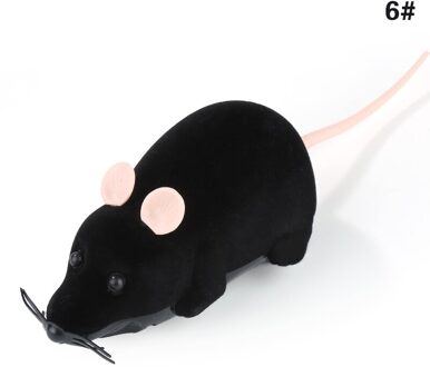 Zwart Wit Funny Pet Kat Muizen Speelgoed Draadloze RC Grijze Rat Muizen Speelgoed Afstandsbediening Muis voor Kinderen speelgoed